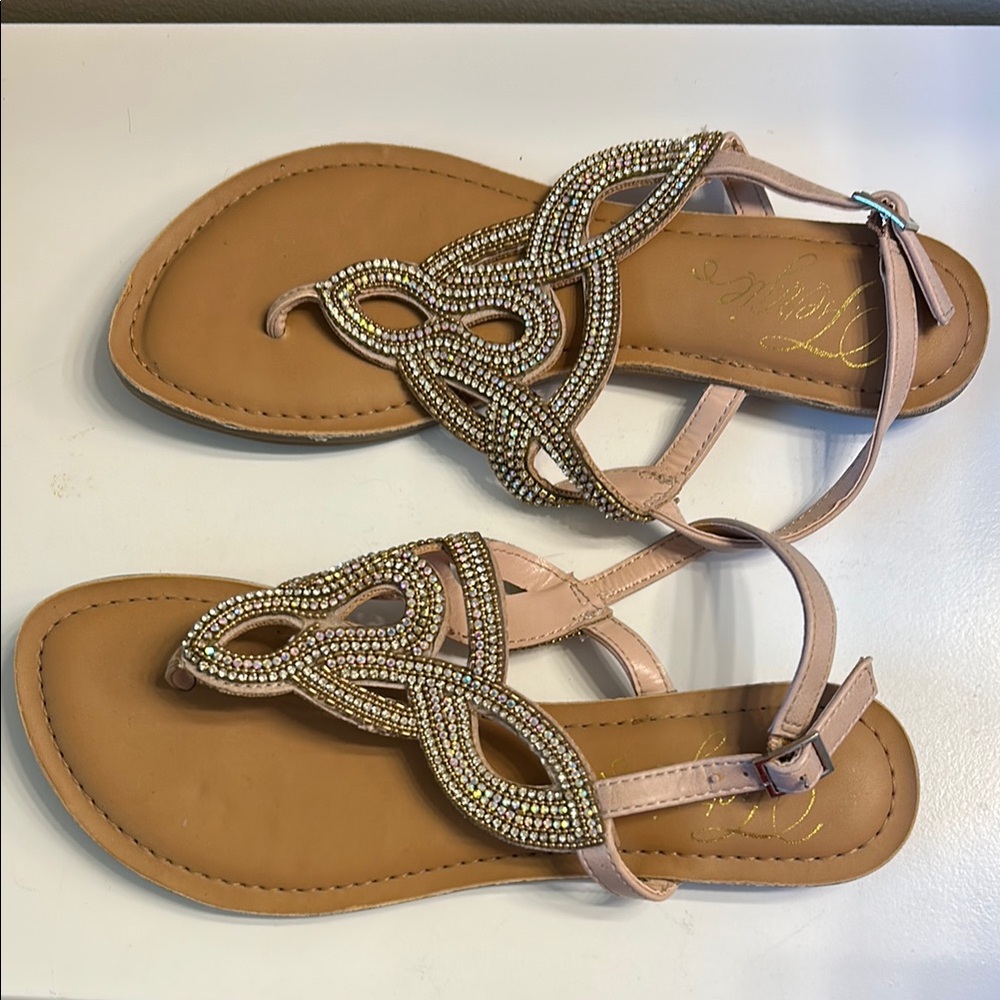 NWOT sparkling sandals